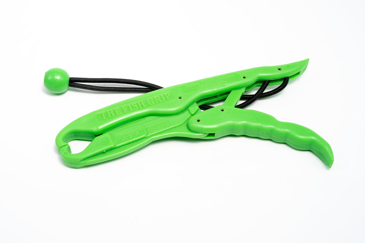 The Fish Grip - Green with Lanyard – PointClickFish.com Outdoors
