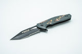 Load image into Gallery viewer, Force On Force Pocket Knife With Reinforced Nylon Sheath
