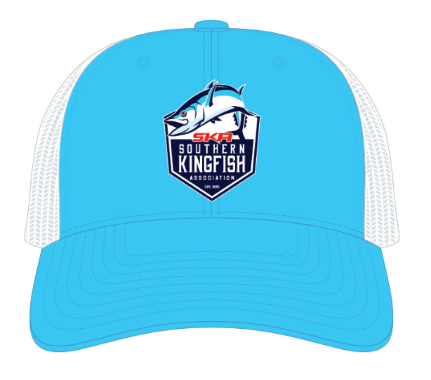 Ska Logo Patch Hat - Southern Kingfish Association Official Gear Turquoise
